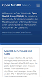 Mobile Screenshot of open-maxdb-group.org